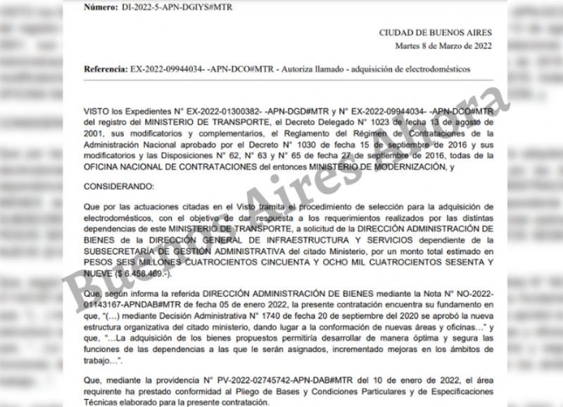 La compra se realiza mediante la Licitación N° 09004034.
