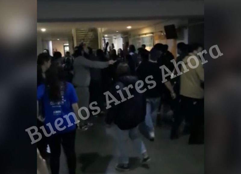 El video al que accedió Buenos Aires Ahora se puede ver el momento de la disputa