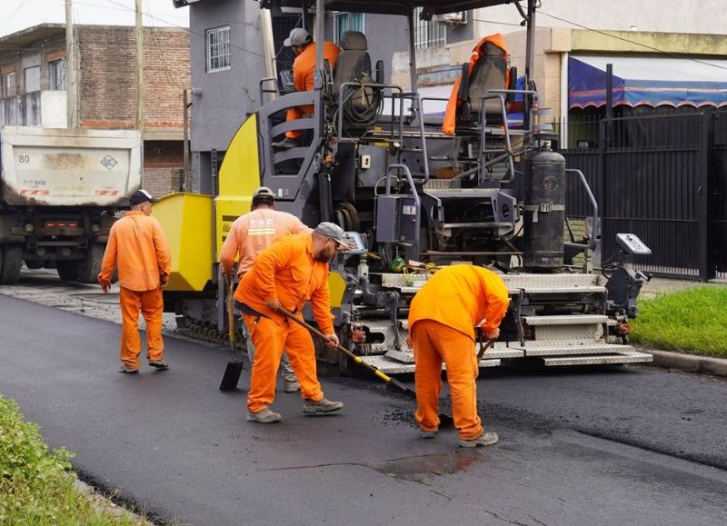 Los trabajos implicaron la reconstrucción de las calles deterioradas.