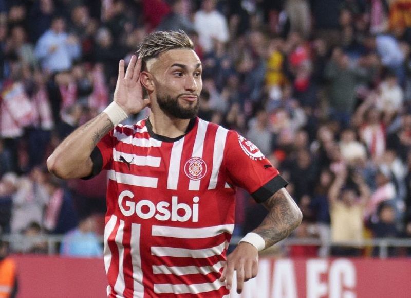 El Taty se despachó con un póker en el triunfo de su equipo por 4-2 sobre el Merengue por la fecha 31 del torneo español.