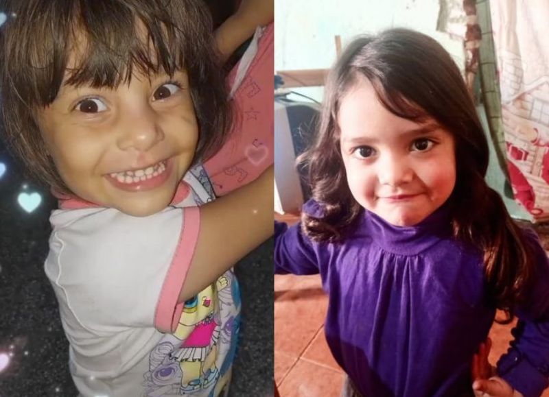 Las niñas de 7 y 5 años.