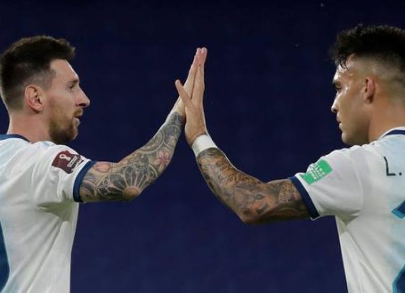 Lionel Messi y Lautaro Martínez compartirán el ataque junto a Ángel Di María.