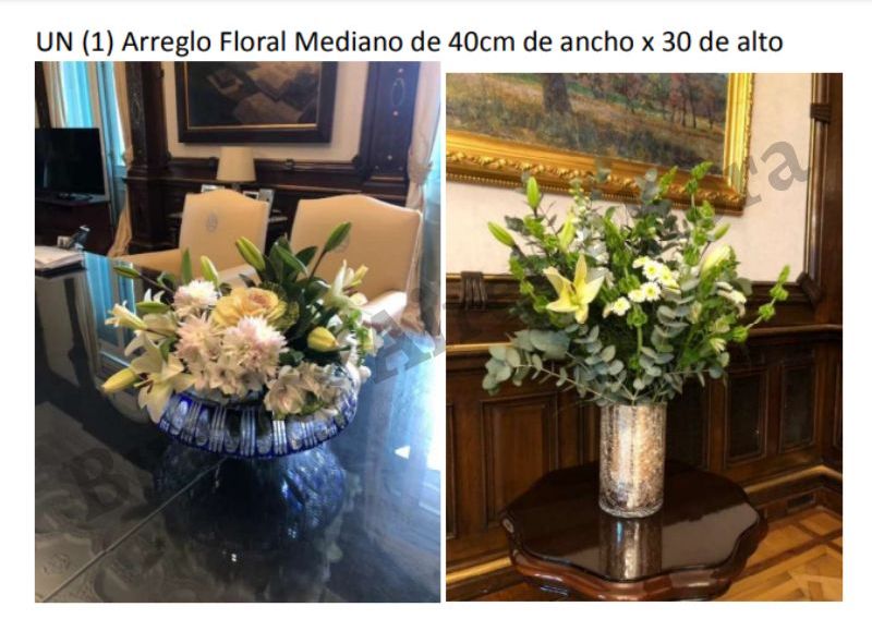 El tipo de flores que le gusta a Alberto Fernández.