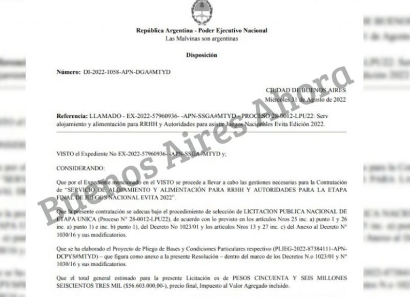 A través de una Licitación Pública, donde el presupuesto oficial fue ampliamente superado por la oferta de la empresa proveedora.