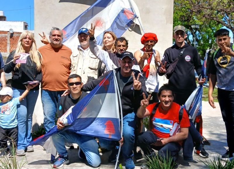 La militancia se hizo presente en Lanús.