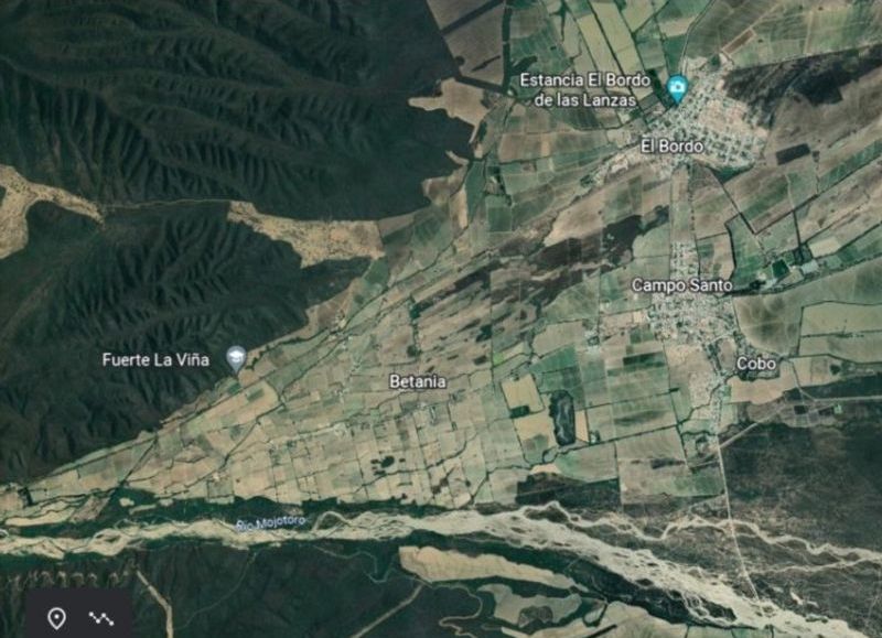 Visión del territorio desde Google Earth.