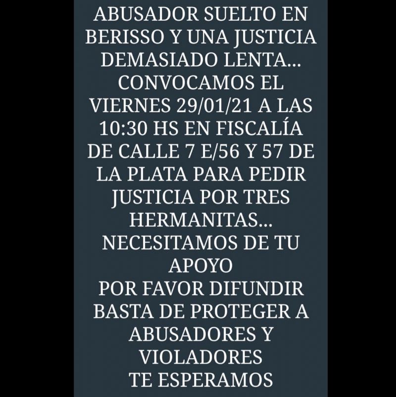 La convocatoria.