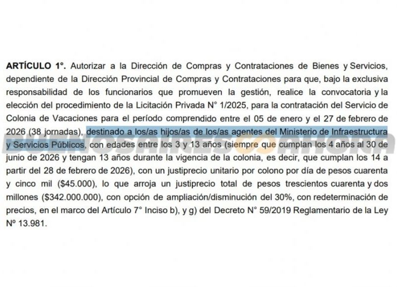 VIDEO | La gestión de Axel Kicillof destina millones a colonias estatales pese a obras pendientes