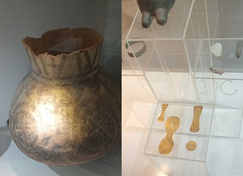 Los elementos de las imágenes son algunas de las artesanías que hacían los diaguitas.