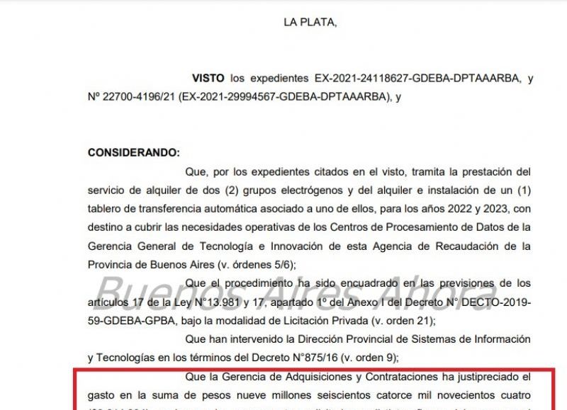 Servicios de wifi, licencias de aplicaciones remotas, antivirus, muebles nuevos, café, azúcar y muchas cosas más integran la lista de licitaciones que el director. (Foto: Buenos Aires Ahora)
