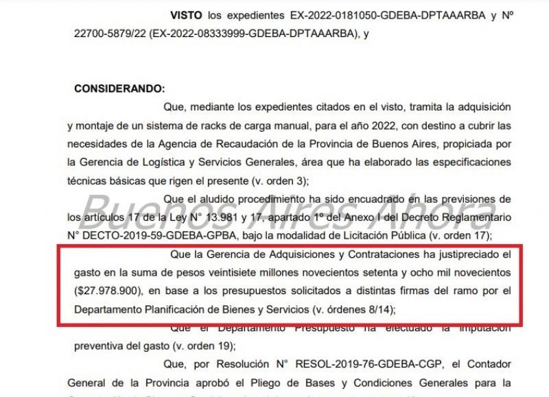 Todo para fotocopiadoras de distintas dependencias del organismo, con un presupuesto que asciende a los 16.837.135 pesos. (Foto: Buenos Aires Ahora)