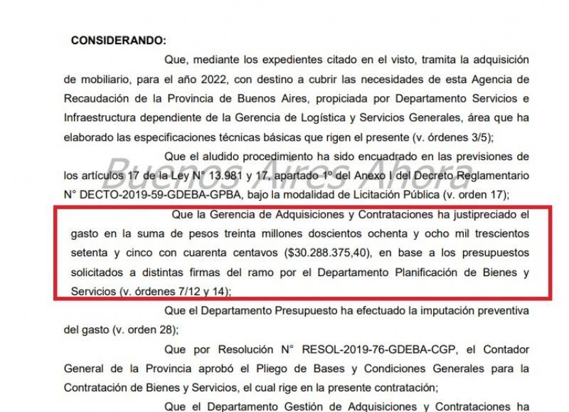 A su vez, se licitó el servicio de alquiler de los equipos de copiado en donde se utilizarán esos cartuchos, el cual se solicitó a través del proceso 382-0354-LPU21. (Foto: Buenos Aires Ahora)