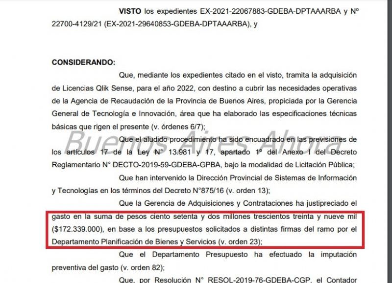 Otro de los gustos que se dio el director de ARBA, Cristian Girard, fue la compra de mobiliario totalmente nuevo. (Foto: Buenos Aires Ahora)