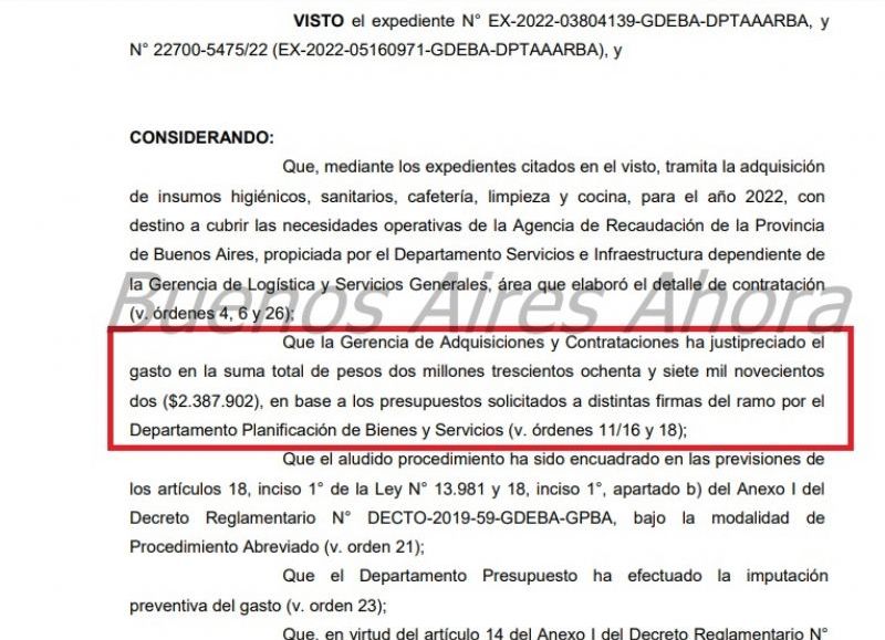 Y si se corta la luz, el organismo no se hace problema ya que alquilaron grupos electrógenos por el plazo de un año. Por este servicio, pagaron 9.614.904 pesos. (Foto: Buenos Aires Ahora)