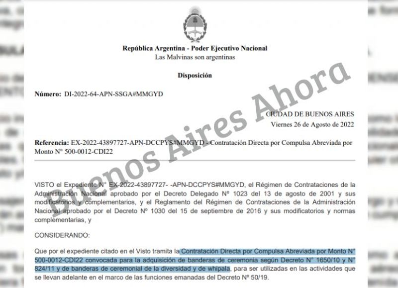 El organismo que dirige la ministra Elizabeth Gómez Alcorta prefiere destinar el dinero del presupuesto oficial en telas de colores.