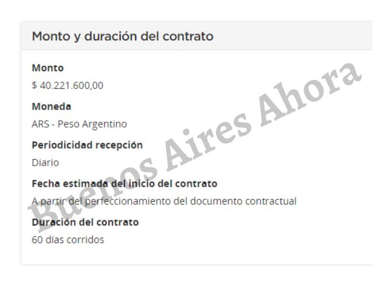 Para esta compra, el Gobierno de la Provincia derrochará un presupuesto total de $40.221.600.