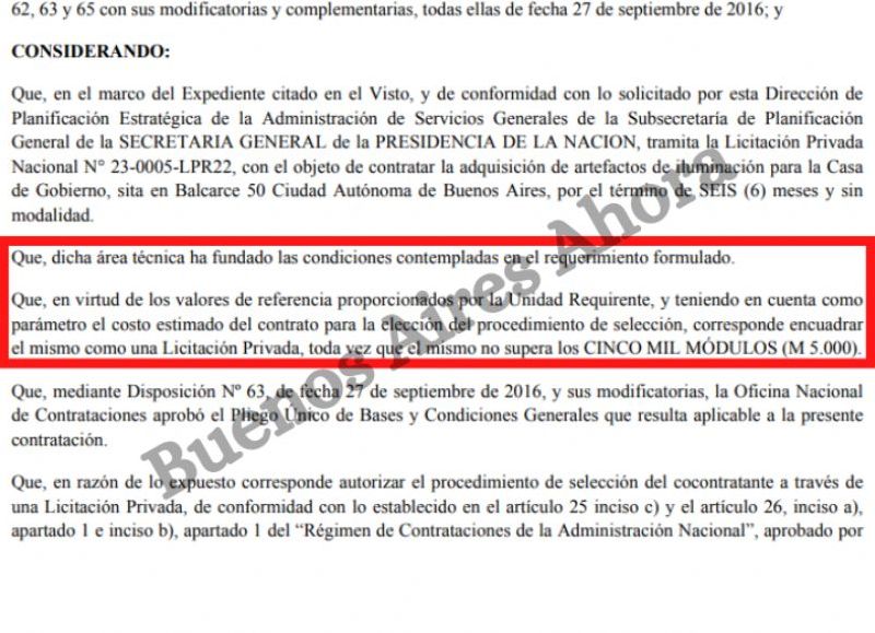 Teniendo en cuenta que cada módulo equivale a $4.000, la adquisición saldrá alrededor de $20.000.000.