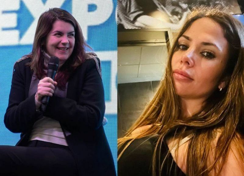 La intendenta de Moreno, Mariel Fernández, y Romina Uhrig, participante de "Gran Hermano" y ex pareja de Walter Festa.