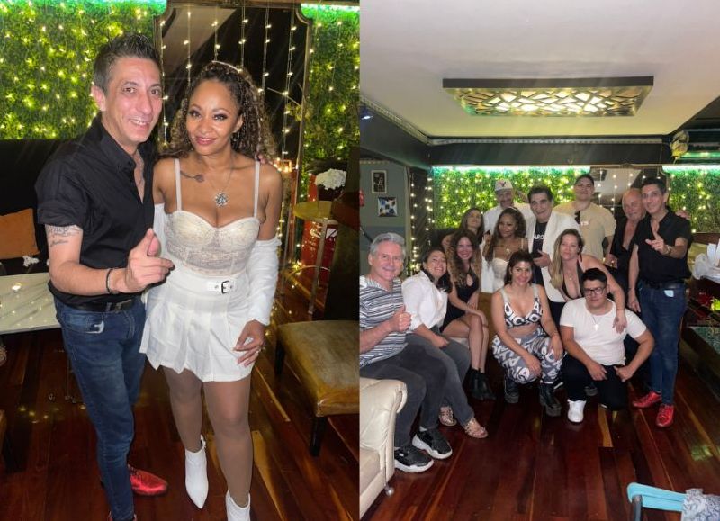 En Punto Ortiz, Estercita Brito reunió a referentes del ambiente artístico en un cumpleaños con impronta personal