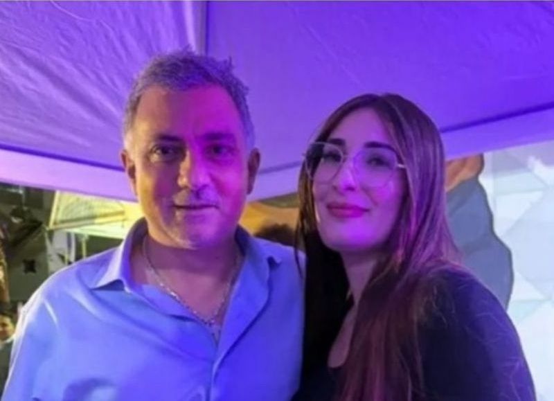 Sebastián Pareja junto a María Gracia Le Coche