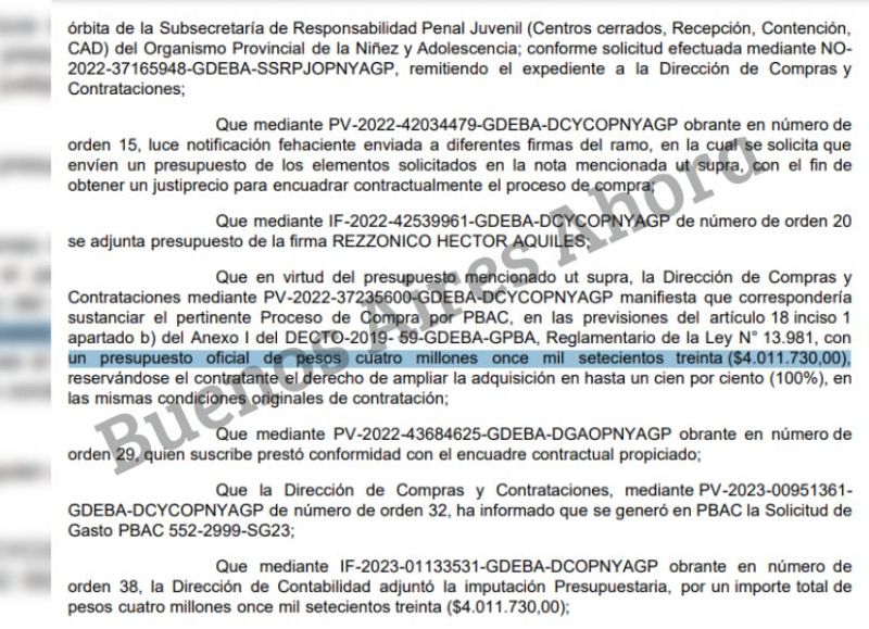 El Gobierno gastará como mínimo $4.011.730.