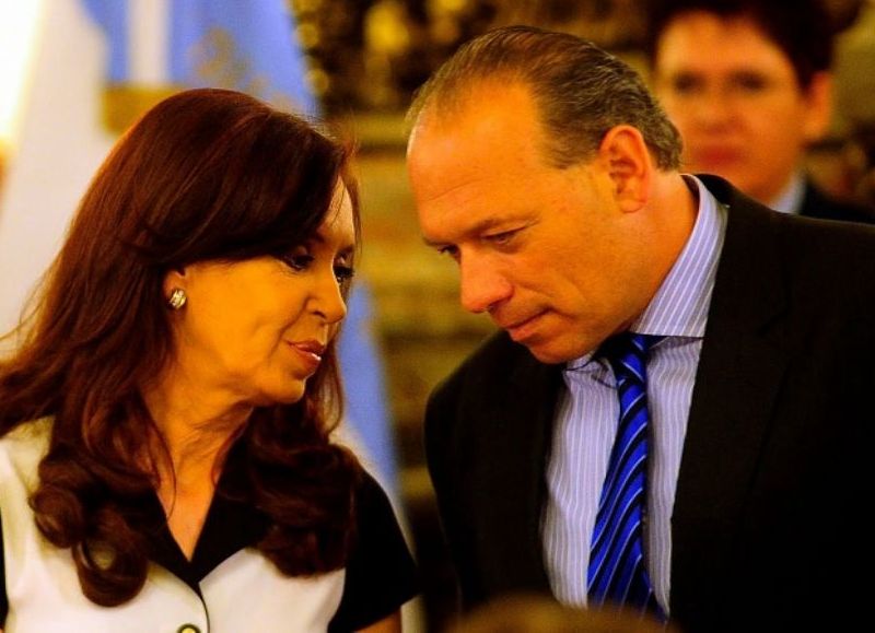 Cristina Kirchner y Sergio Berni.