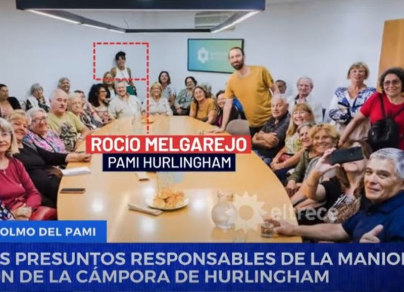 Rocío Melgarejo y Damián Selci en la Municipalidad de Hurlingham, investigados por su participación en el desvío de fondos destinados a los adultos mayores.