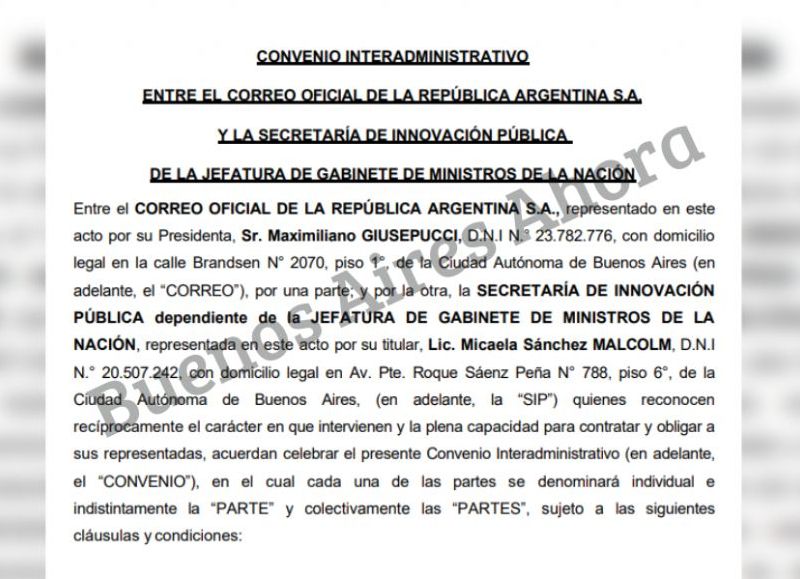 El contrato administrativo entre la empresa y el Gobierno.