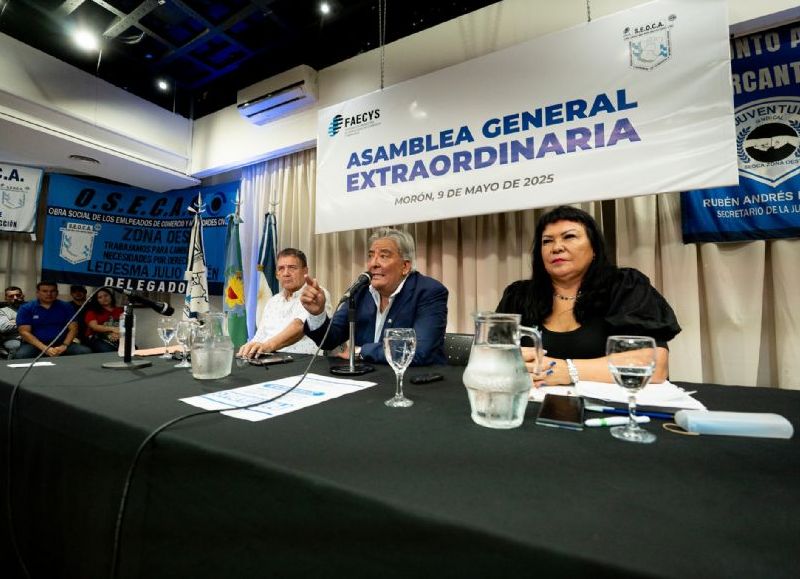 La presencia de dirigentes fue impresionante.