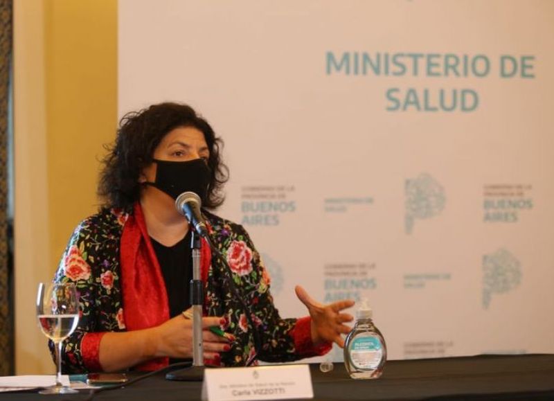 La ministra de Salud, Carla Vizzotti.