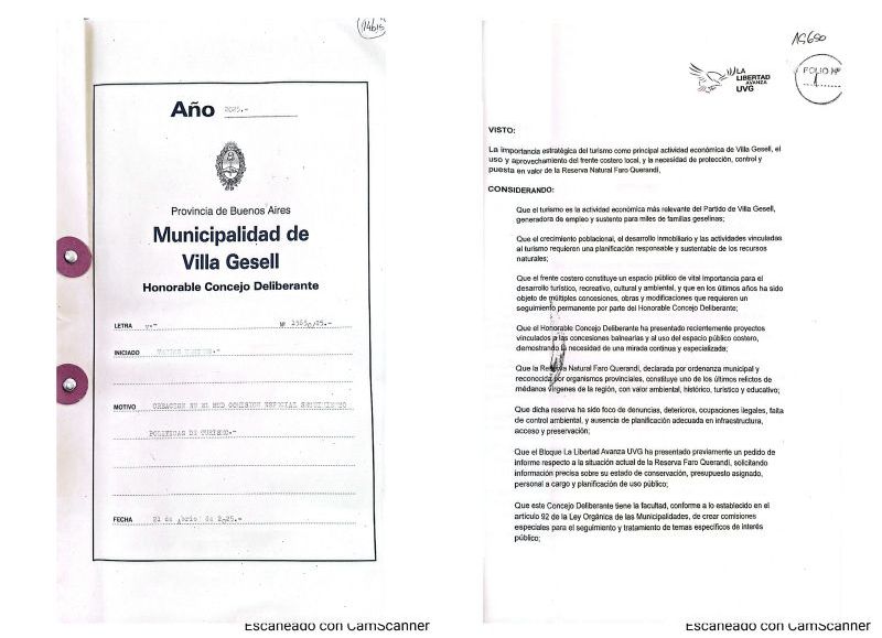 Proyecto presentado por el edil.
