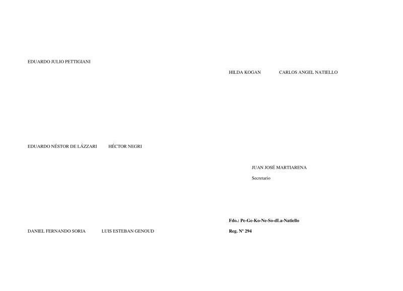 Firmas de los magistrados.