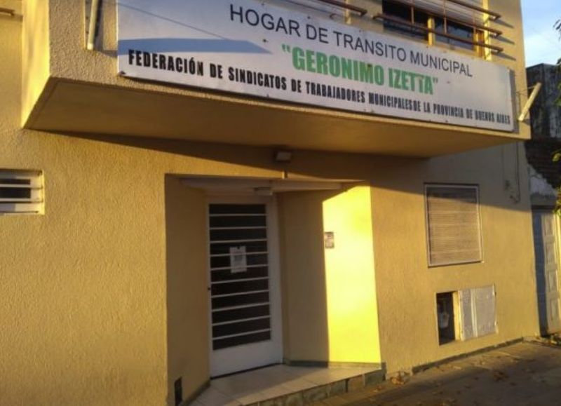 El Hogar "Gerónimo Izetta", en La Plata, aloja a familiares de municipales en etapa de tratamientos prolongados o internaciones en hospitales de La Plata.