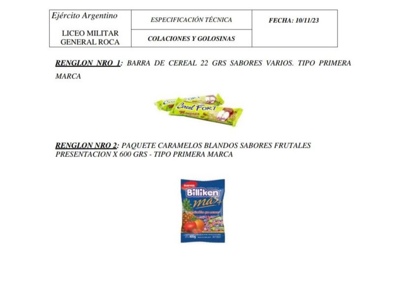 Alimentos.