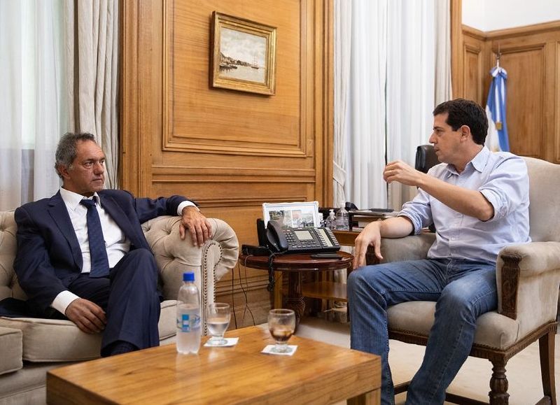 Daniel Scioli y "Wado" de Pedro.