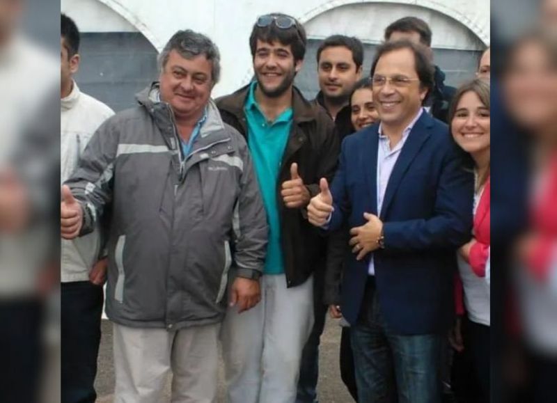 
Nahuel Torres Costas junto a Carlos Selva.