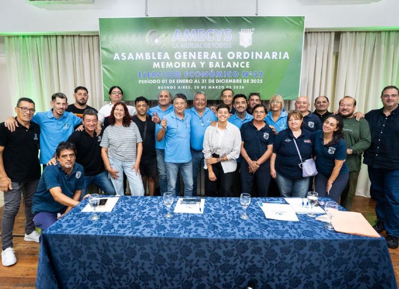 La Asamblea de AMECYS se realizó en el salón Le Parc de Morón, donde se aprobaron sin objeciones la memoria, el balance y los informes económicos del ejercicio 2025.