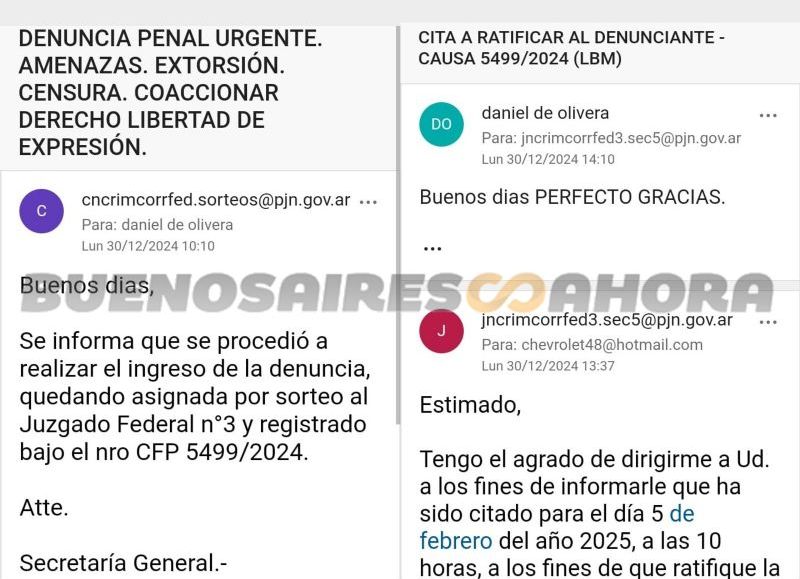 Documentación. (Foto: Buenos Aires Ahora)