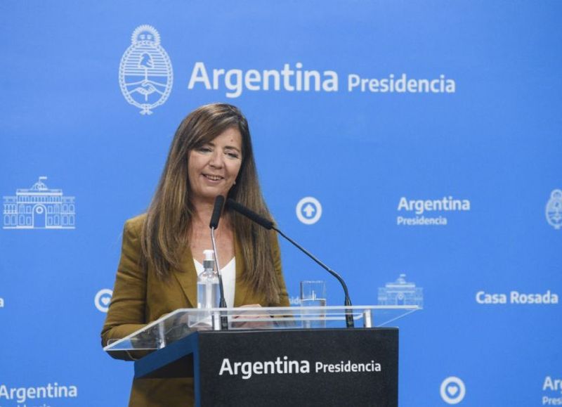 Gabriela Cerruti, portavoz de la Presidencia.