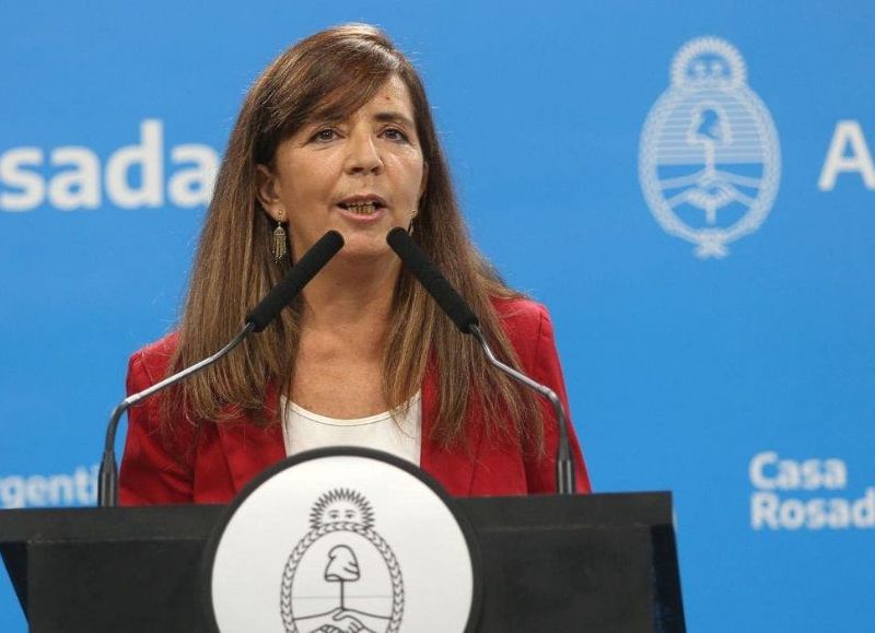 La portavoz presidencial, Gabriela Cerruti.