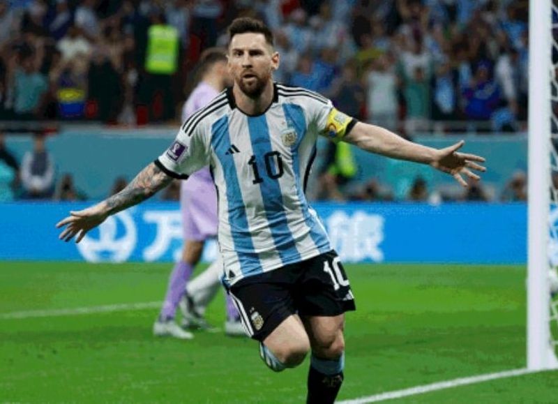 Lionel Messi, astro argentino y la gran figura de esta noche.