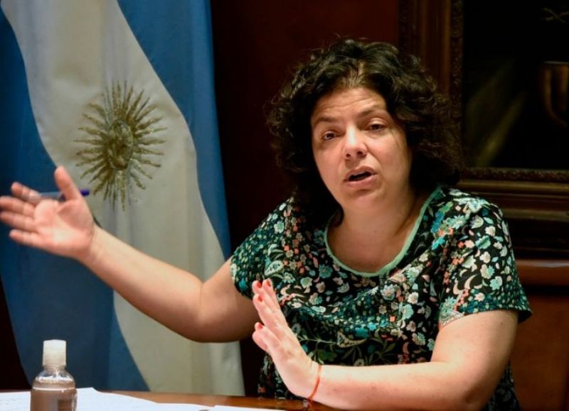 La ministra de Salud de la Nación, Carla Vizzotti.