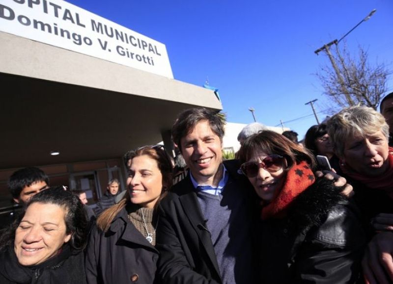 El gobernador de la provincia de Buenos Aires, Axel Kicillof, encabezó la inauguración de las obras de ampliación del Hospital Municipal Domingo V. Girotti de Tres Lomas.
