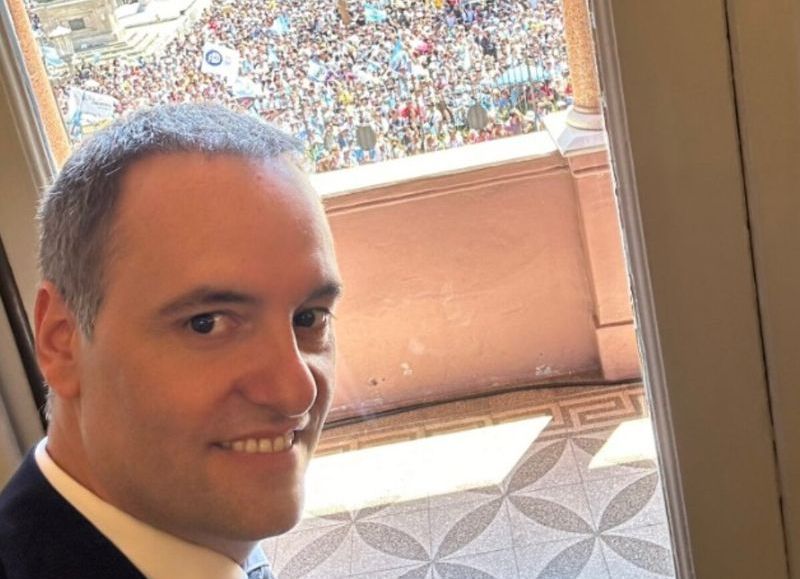 El vocero presidencial Manuel Adorni.