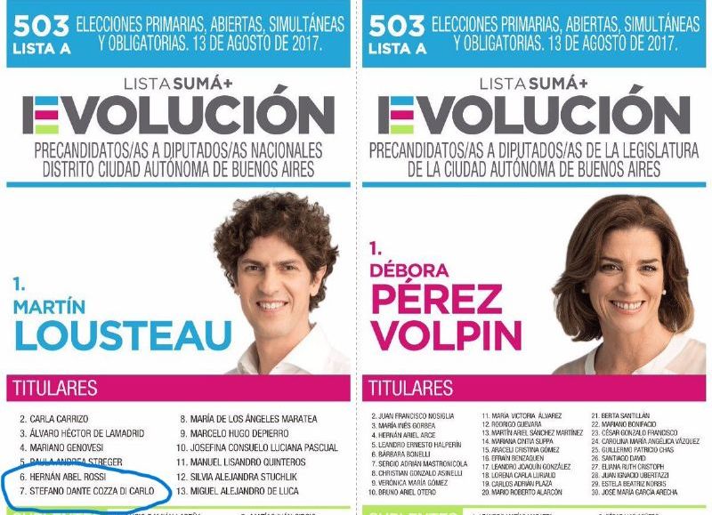 El proveedor figuró en la lista de Martín Lousteau y Débora Pérez Volpin.