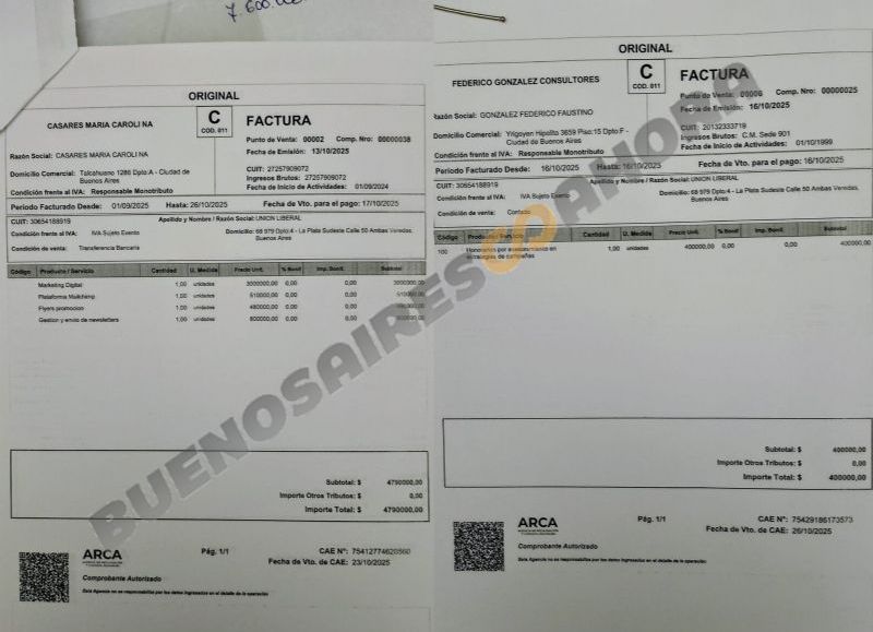 Facturación. (Foto: Buenos Aires Ahora)