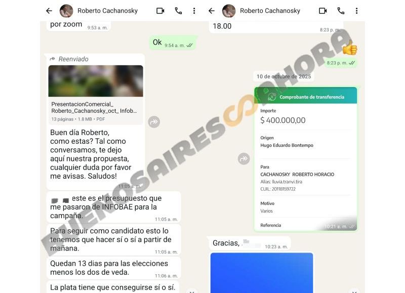 Conversación. (Foto: Buenos Aires Ahora)
