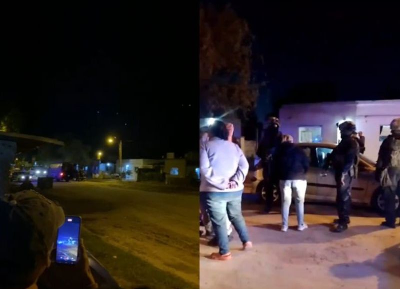 VIDEO | Chascomús quedó en alerta tras un allanamiento que derivó en un tiroteo con vecinos