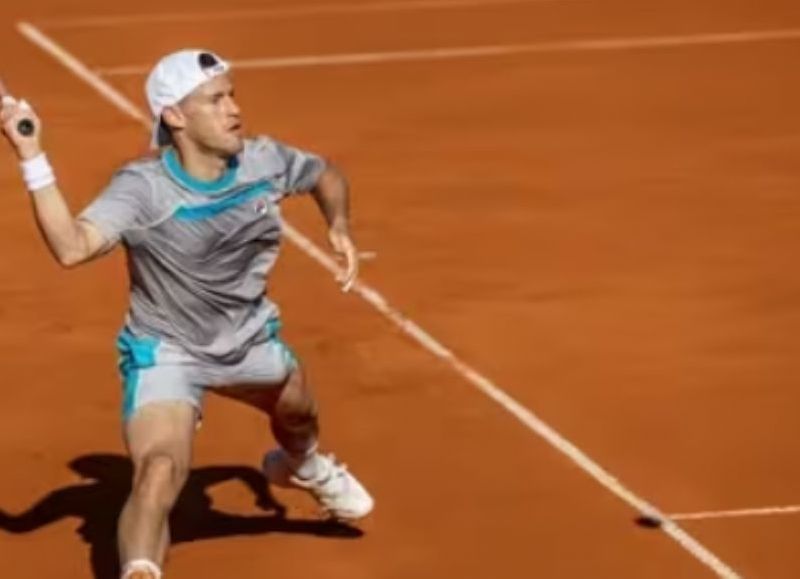 Diego Schwartzman cayó en primera ronda frente al colombiano Daniel Elahí Galán por 2-6, 6-1 y 6-4.