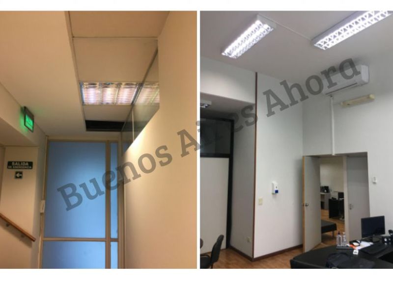 Las fotos actuales de las oficinas que se van a renovar, en perfecto estado.